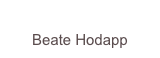 
Beate Hodapp